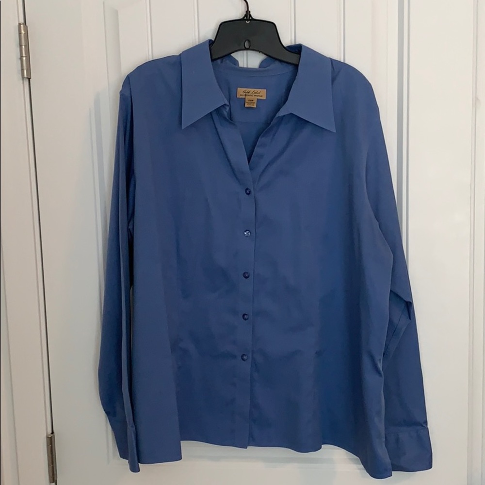 Light blue button down dress shirt